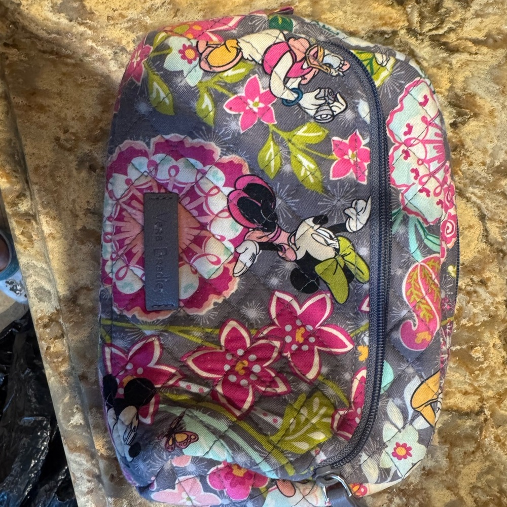 Disney Floral Cosmetic Bag
